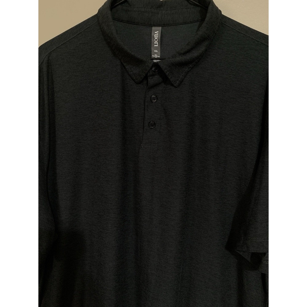 Vuori Polo Shirt Men's XXL Gray Performance‎ Golf Lightweight Super Soft V188